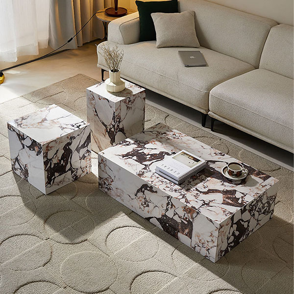 50cm-Calacatta-Viola-Marble-Plinth-Table---Luxury-Hotel-Side-Table