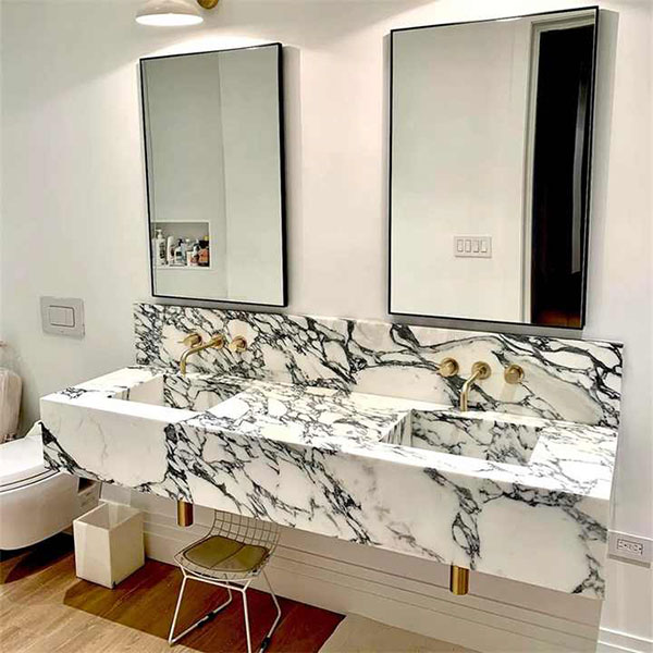 Arabescato-Marble-Bathroom-Sink
