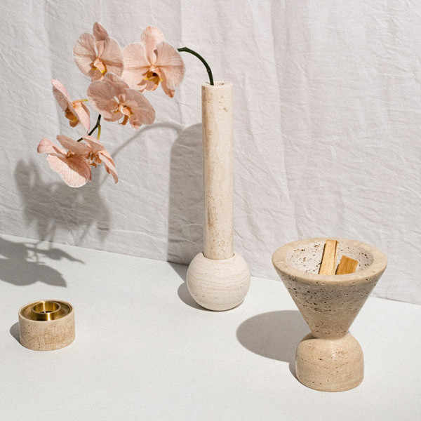 Beige-Travertine-Incense-Holders